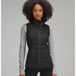 lululemon down for it all puffer vest black 8